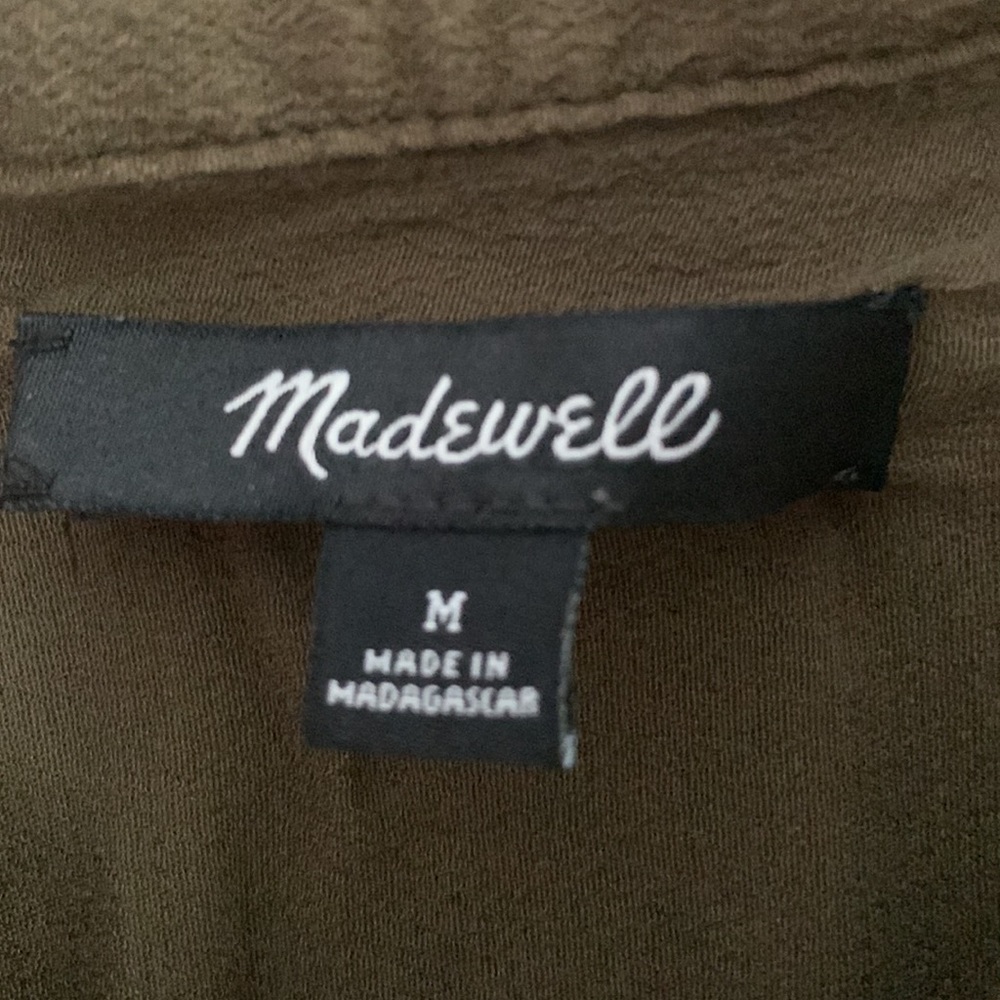 Madewell Central Drapey Shirt Kale - Picture 2 of 2